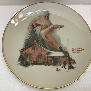 Gorham Vintage Collectable 1975 Christmas  Pate and Christmas Card Holder Hanger